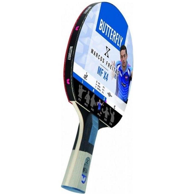 Butterfly Rosso/Nero Racchetta Da Ping-Pong