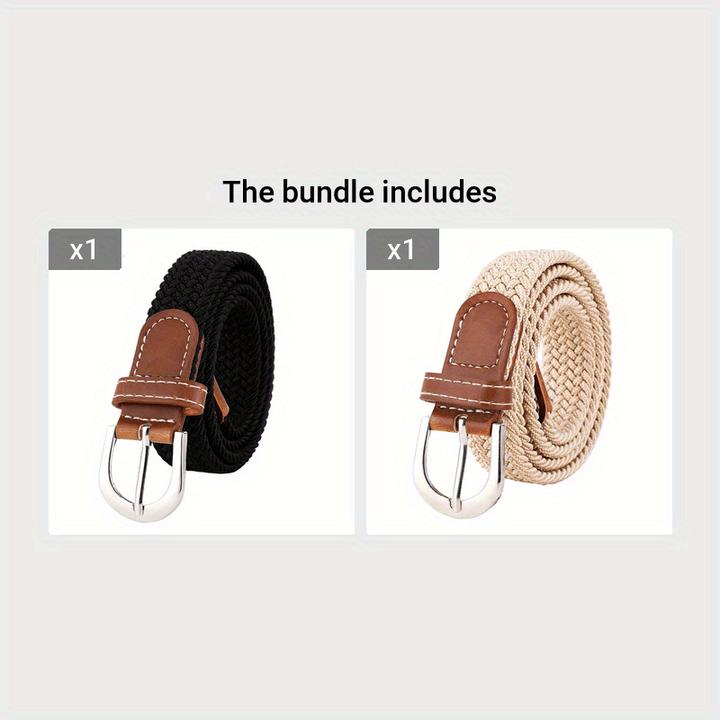 Image du produit Only-Bags.Store Gürtel - geflochtener Gummibund - für Hosen (100)