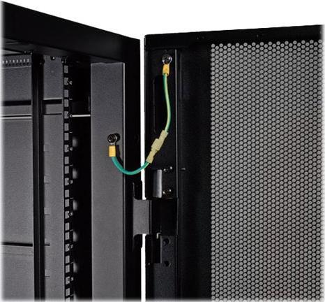 Actual product image Eaton 45U SmartRack Standard-Depth Server Rack Enclosure Cabinet with doors & side panels (45 RU, 19 inch rack)