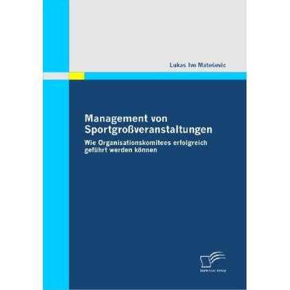 Management von Sportgrossveranstaltungen, Fachbücher