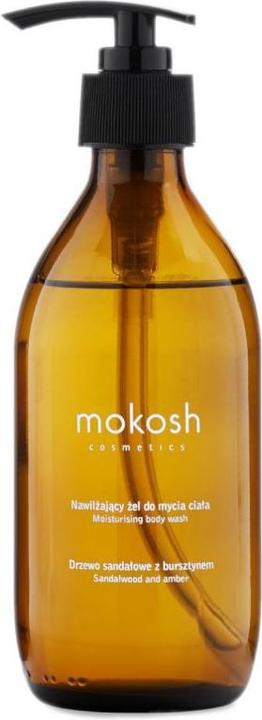 Actual product image Mokosh Moisturizing Body Wash with Sandalwood and Amber (300 ml)