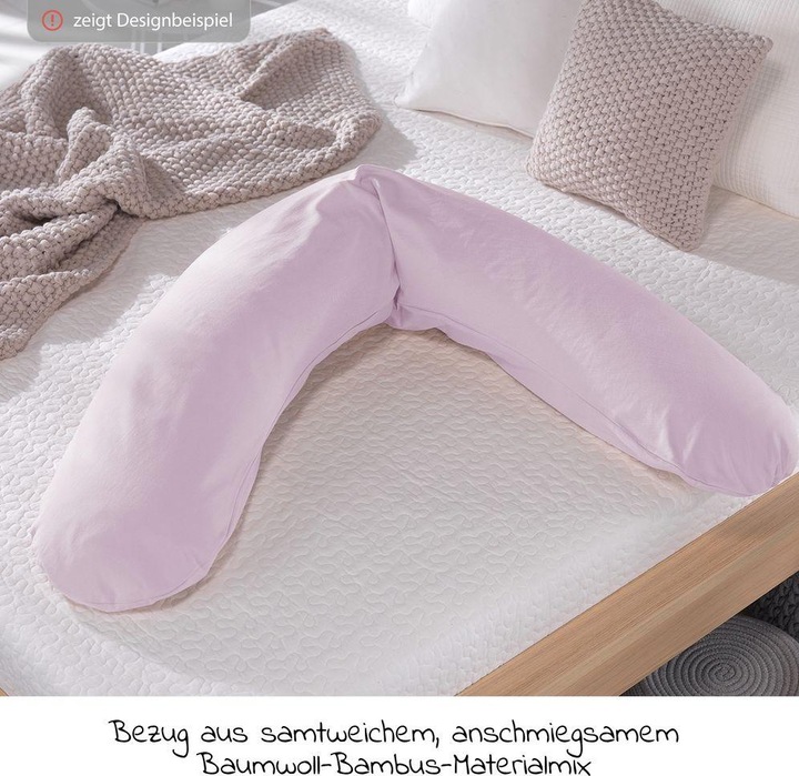 Produktbild Theraline Stillkissen "Das Original" mit Polyester Hohlfaser Füllung inkl. Bezug 190 cm (190 cm)