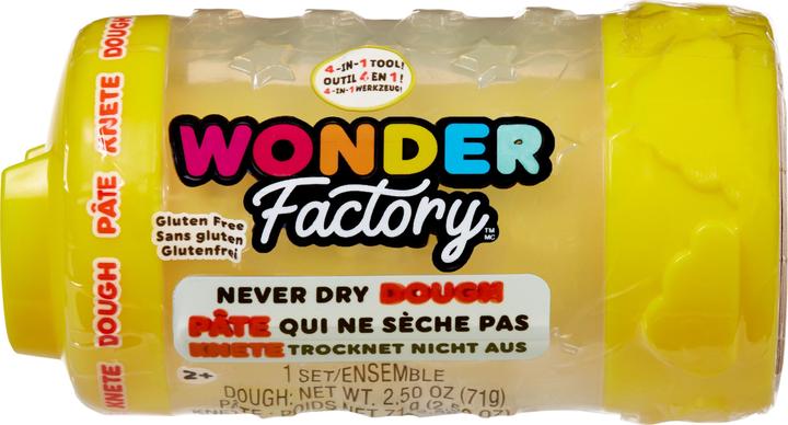 Produktbild MGA Wonder Factory Never Dry Teig-Einzelstücke, Gelb