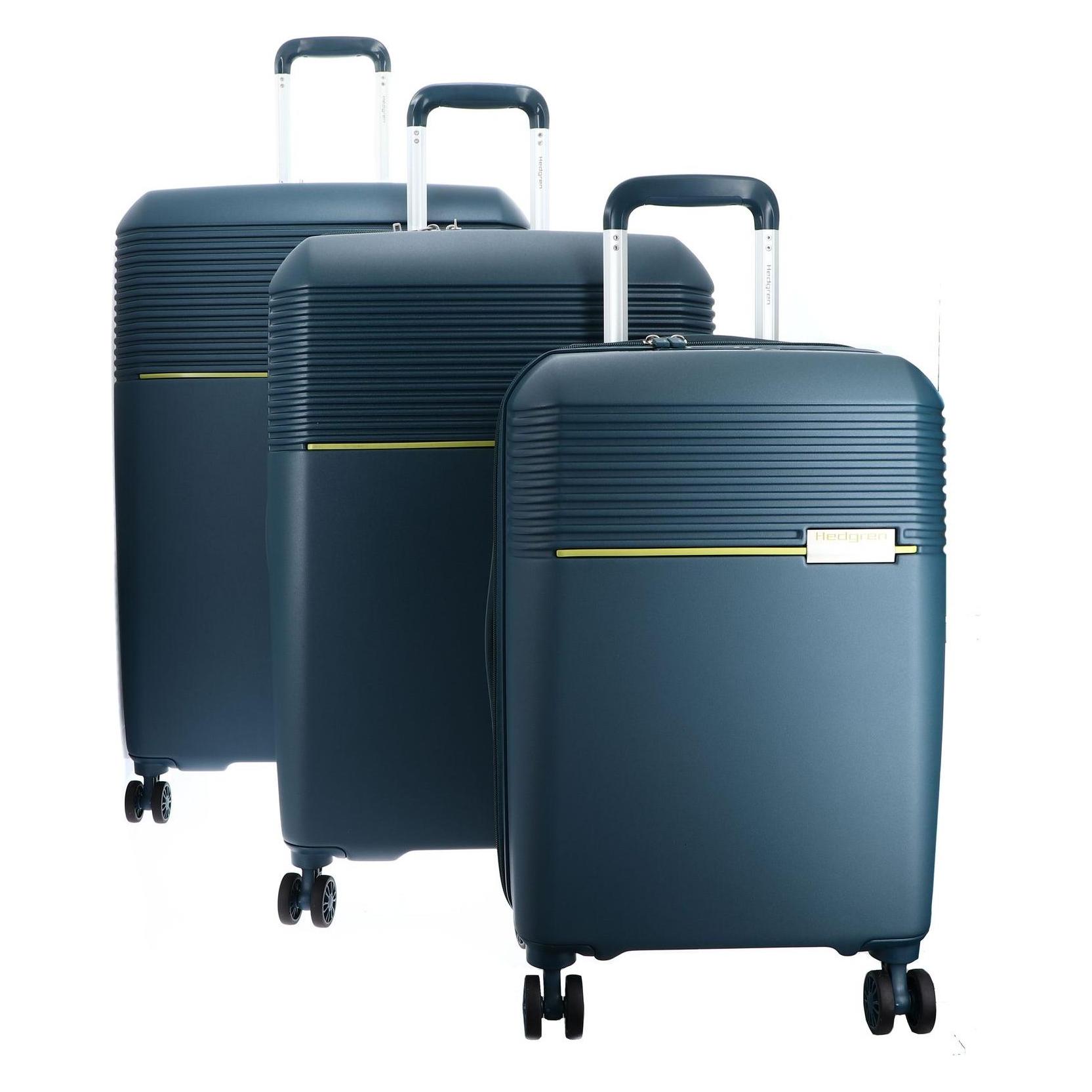 Hedgren, Koffer, Stripe Nest Set, Blau, (105.30 l)