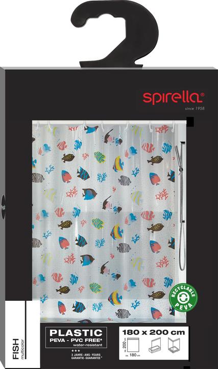 Actual product image spirella Fish (180 x 200 cm)