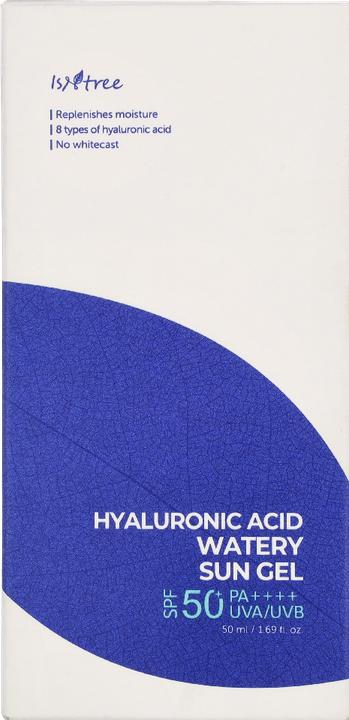 Image du produit Isntree Hyaluronic Acid Watery Sun Gel (Crème solaire visage, SPF 50, 50 ml)