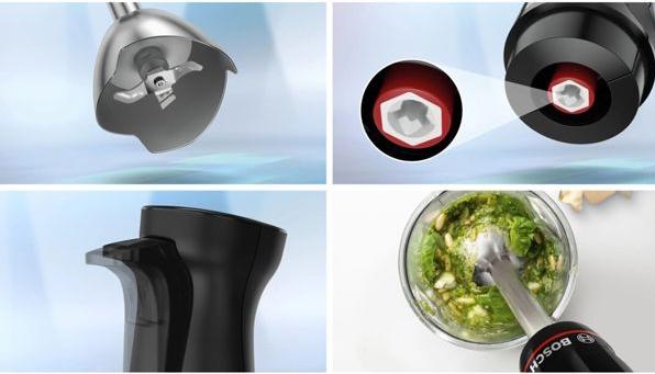 Productafbeelding Bosch Hausgeräte Serie 4, staafmixer, ErgoMaster, 1000 W, zwart, antraciet, MSM4B6V2 (EU-stekker)