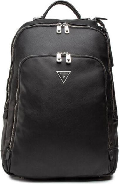 Guess Certosa, Textile Backpack, Black, HMCERTP2297BLA, For Men