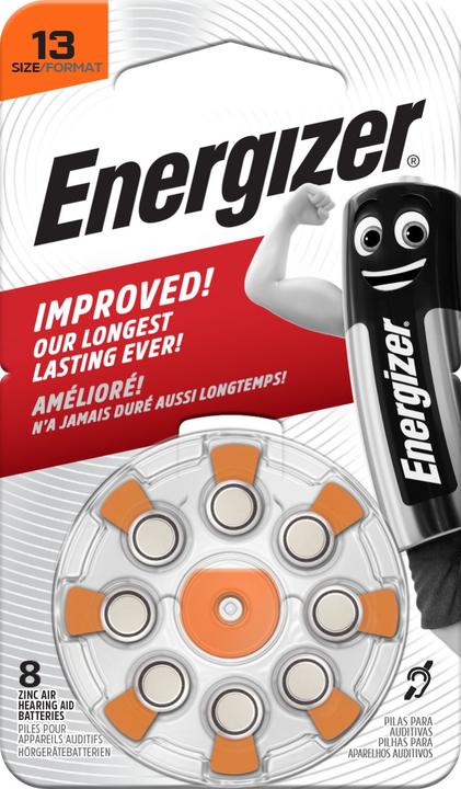 Actual product image Energizer Hearing Aid 13 (8 pcs., 13, 242 mAh)