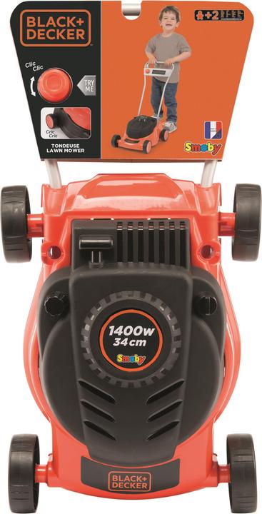 Actual product image Smoby Black & Decker lawn mower