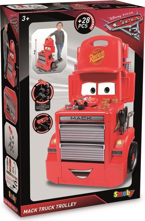 Produktbild Smoby Cars Mack Truck Werkstatt-Trolley