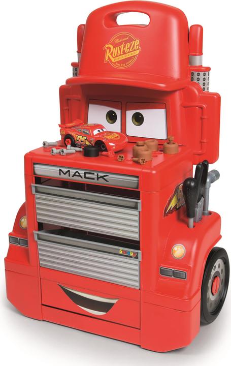 Produktbild Smoby Cars Mack Truck Werkstatt-Trolley