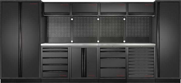 Produktbild Kraftwerk MOBILIO BLK Kombi Lochwand Edelstahl (243.50 cm, 200 cm)