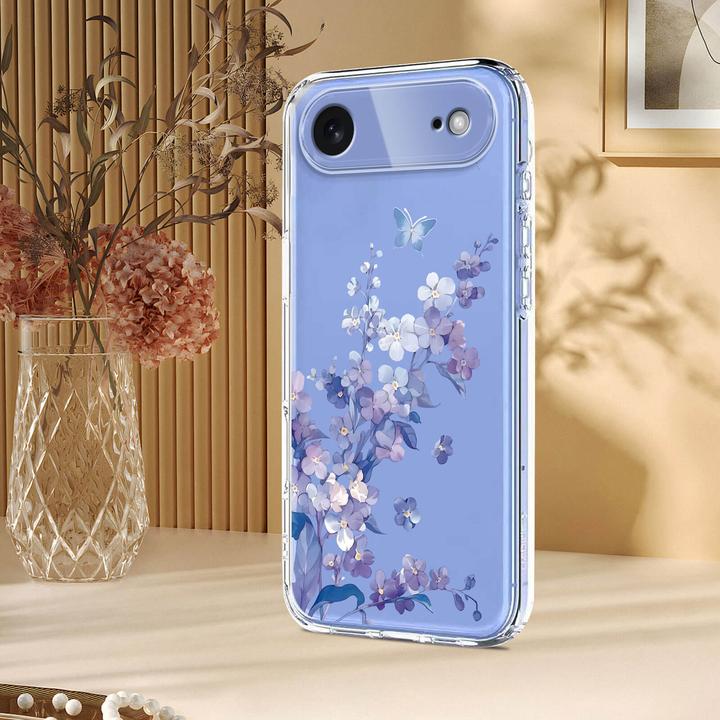 Immagine prodotto Cover-Discount iPhone 17 Air - Silikon Gummi Hülle Blumen (Apple iPhone 17 Pro)
