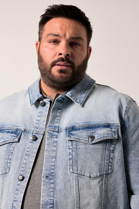 Produktbild Men+ Jeansjacke, bleached Denim, Brusttaschen, bis 7 XL (4XL)