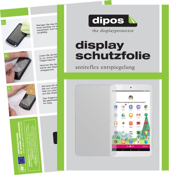 Produktbild Dipos Displayschutzfolie Antireflex (2 Stück, Telekom Tablet Puls)