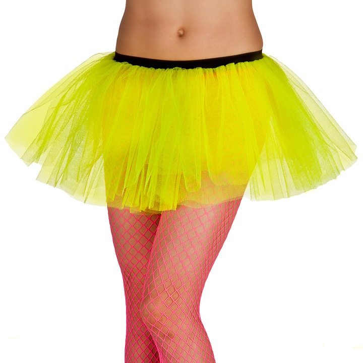 Produktbild Boland Tutu Neonfarbig: Mit Schwarzem Gummiband (One Size)