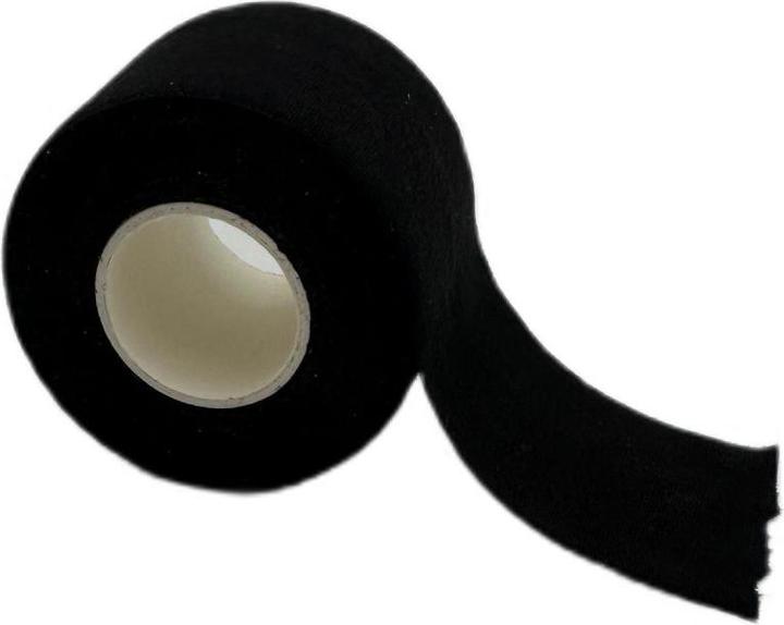 Dunlop Taśma Tejp Tape Sportowa Kinesiologiczna 7,3mx3,8cm Czarny (7.30 m)