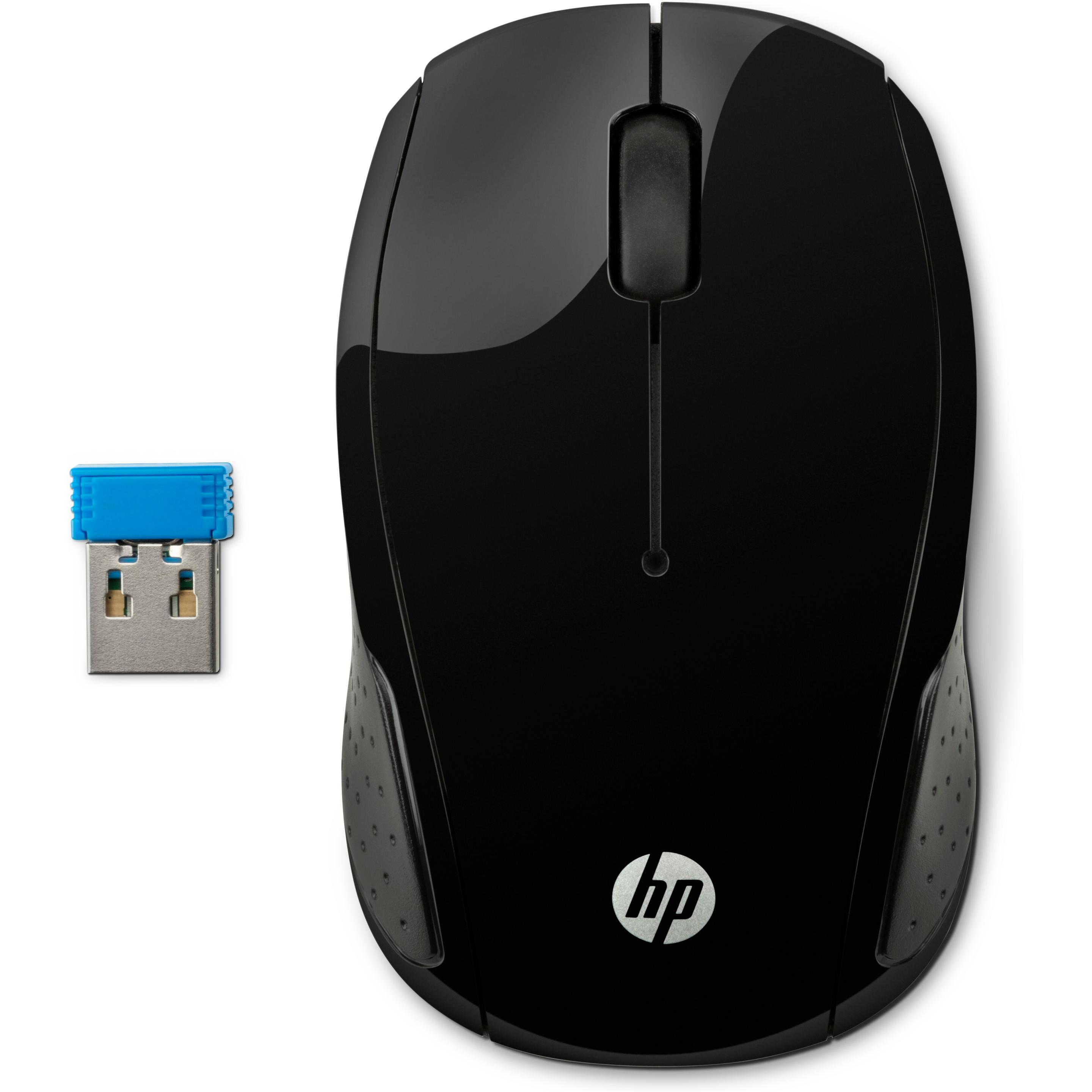 HP 200 (Kabellos), Maus, Schwarz