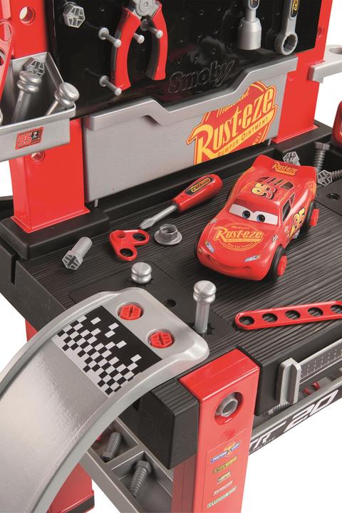 Produktbild Smoby Cars Werkbank-Center mit Sprungschanze