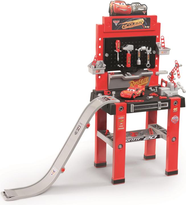 Produktbild Smoby Cars Werkbank-Center mit Sprungschanze