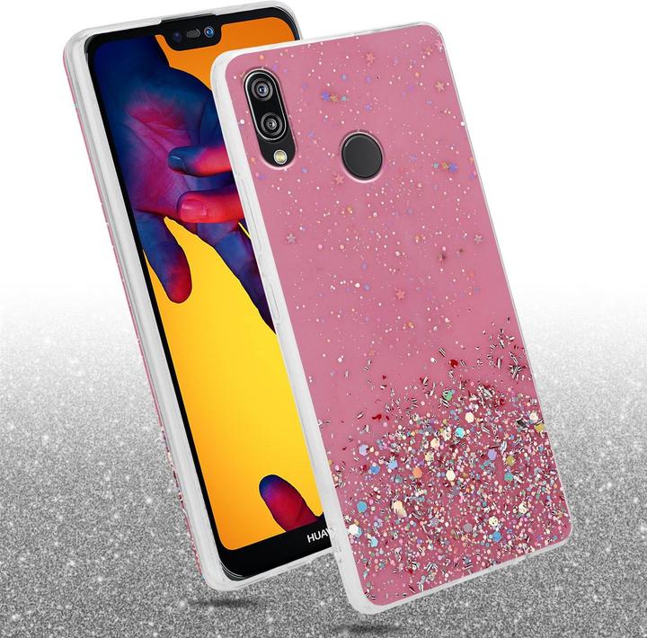 Produktbild Cadorabo TPU Cover funkelnder Glitter (Huawei Nova 3E)