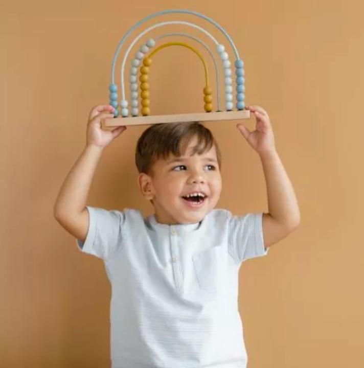 Image du produit Little Dutch Rainbow Abacus bleu (1 Année)