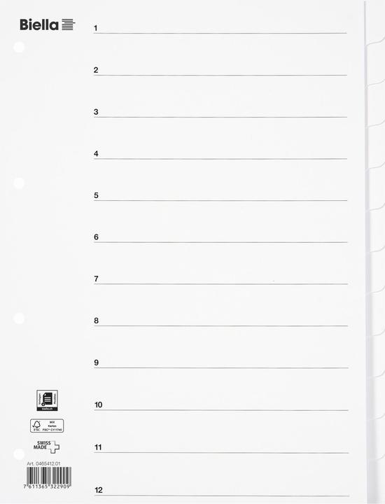 Produktbild Biella Register