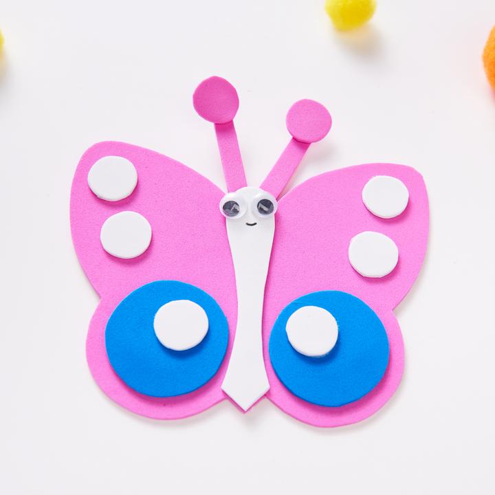 Actual product image VBS XXL foam rubber "Megapack", 50 pieces, 2 mm, 20 x 29 cm, assorted colours