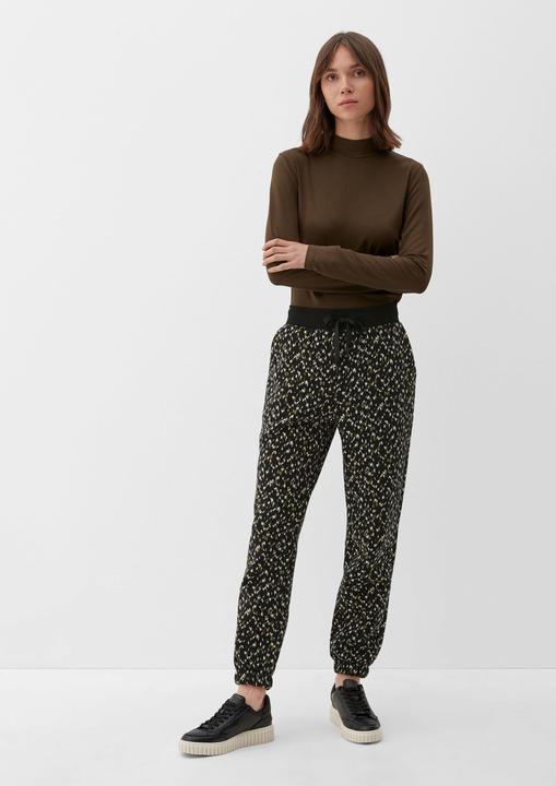 Immagine prodotto s.Oliver Hose Sweatpants mit Allovermuster (44)