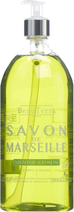 Actual product image BeauTerra Marseille mint-lemon (Liquid soap, 1000 ml)