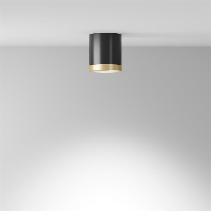 Produktbild Maytoni Hoop Deckenleuchte, Deckenlampe GX53 Schwarz / Gold (GX53)
