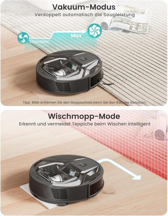 Produktbild M320 Saugroboter mit Wischfunktion (6000 Pa, Wischtuch)
