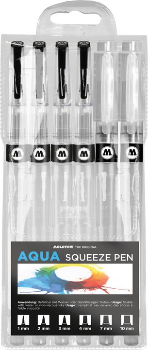 Actual product image Molotow Blank Aqua Squeeze Pen Basic Set 2 (1x)