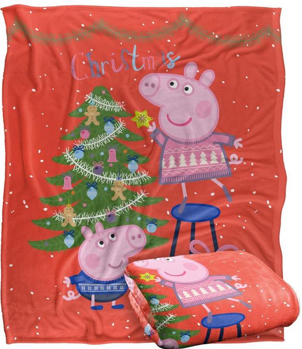 Peppa Pig - Couverture CHRISTMAS FUN (152 x 127 cm)