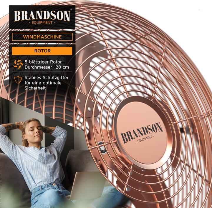 Image du produit Brandson Machine à vent style rétro (55 dB)