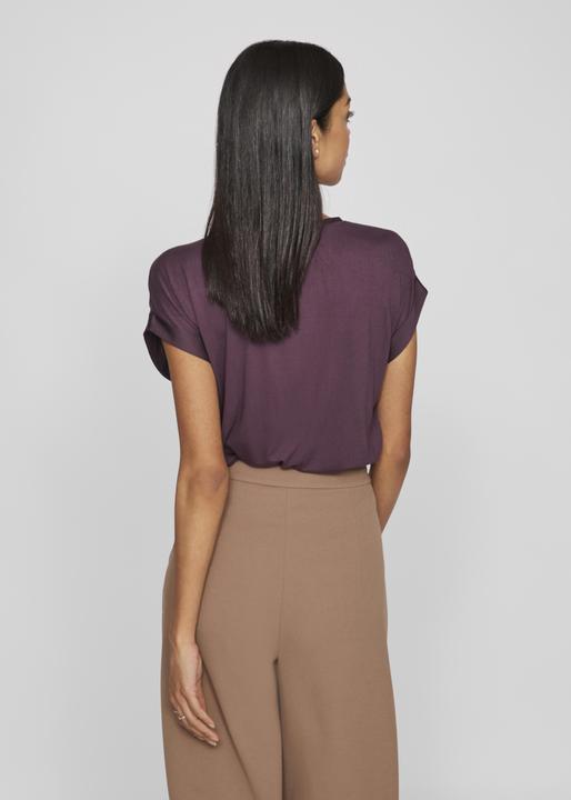 Actual product image Vila Round neckline top with short sleeves (34)