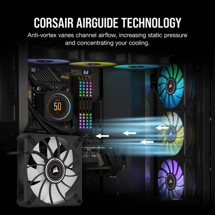Produktbild Corsair ML120 RGB ELITE (120 mm, 3 x)