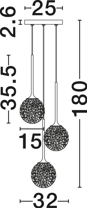 Actual product image Nova Luce Mirano (G9)