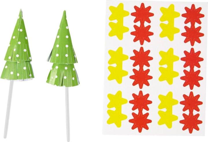 Wilton Cupcake toppers - Sapins de noël (12 pcs.)