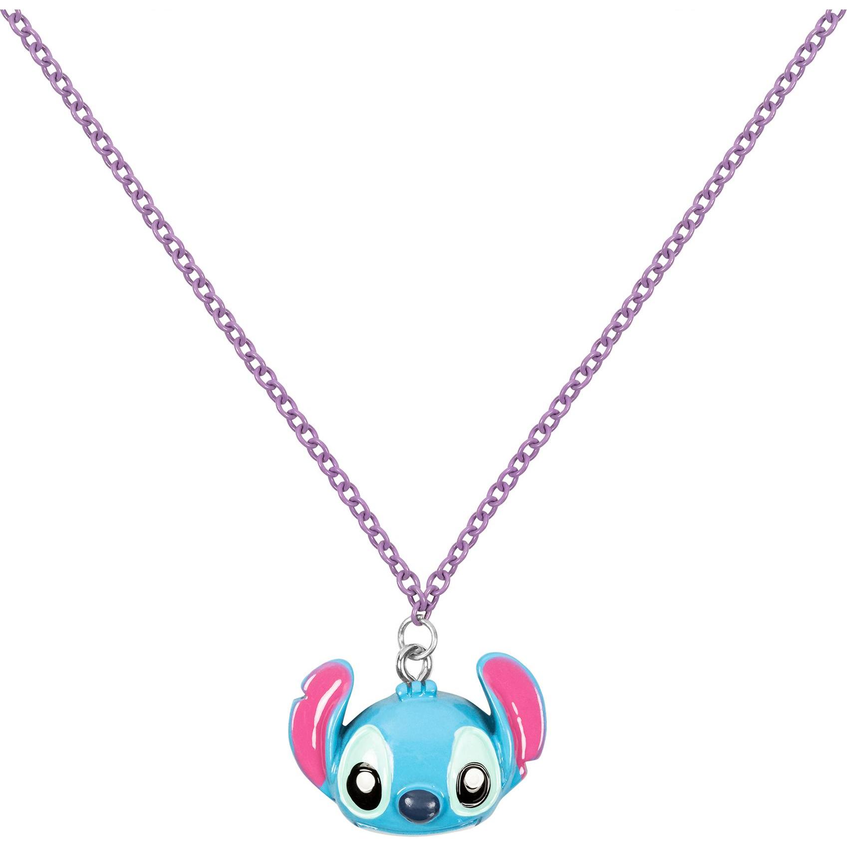 Thumbnail - NoName, Halsschmuck, STITCH - Ohana - Collier + Pendentif 16mm, (Sterling Silber)