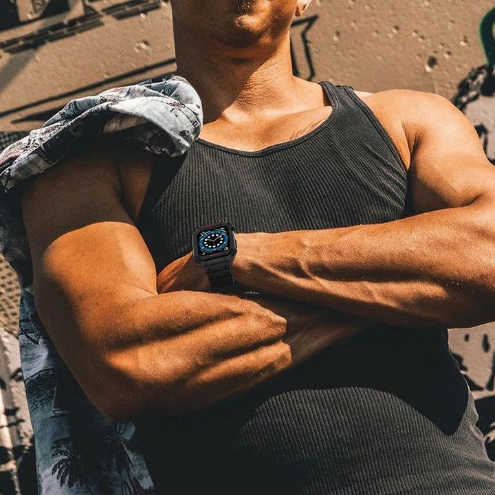 Actual product image Hurtel Protective strap with watch case (TPU)