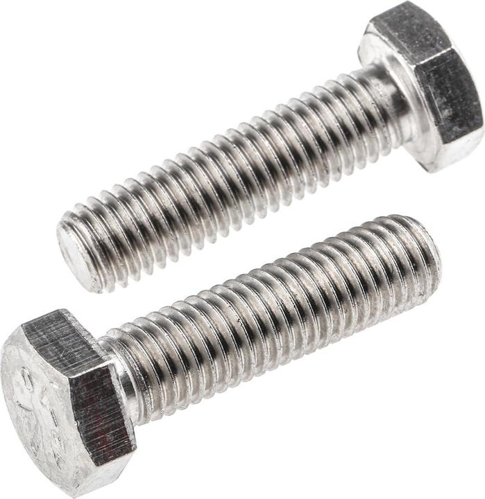 Produktbild RS PRO A2 S/Steel hex head set screw,M12x45mm (1 Schraube pro Stück)