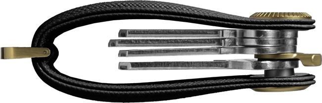 Actual product image Orbitkey Key Organiser Pro Leather liquorice