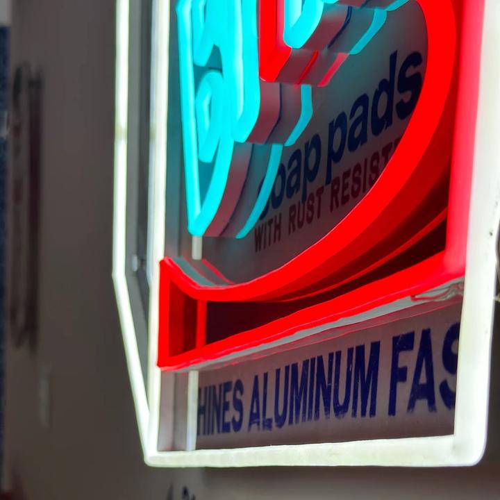 Actual product image YellowPop Andy Warhol Brillo Box