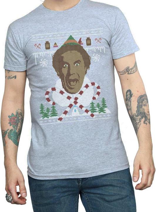 Immagine prodotto Elf Christmas Fair Isle Maglietta Uomo (XL)