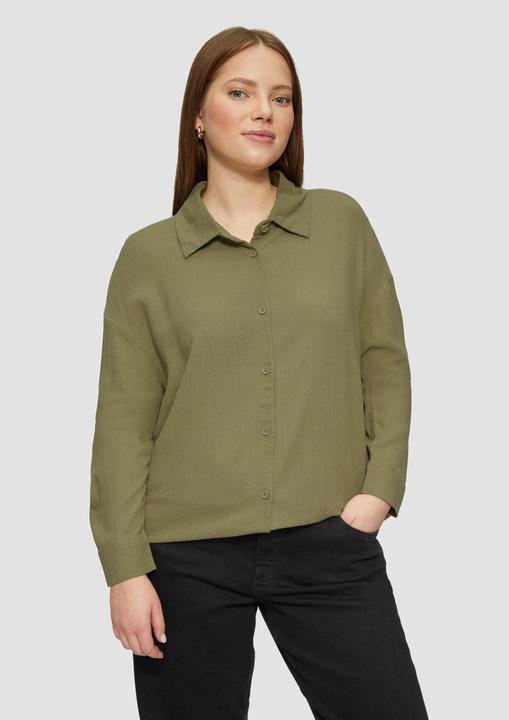 Produktbild S.Oliver Bluse Longbluse aus Leinenmix (48)