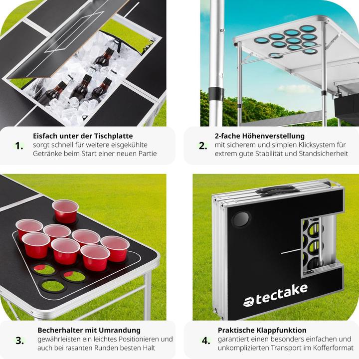 Produktbild tectake Bierpongtisch