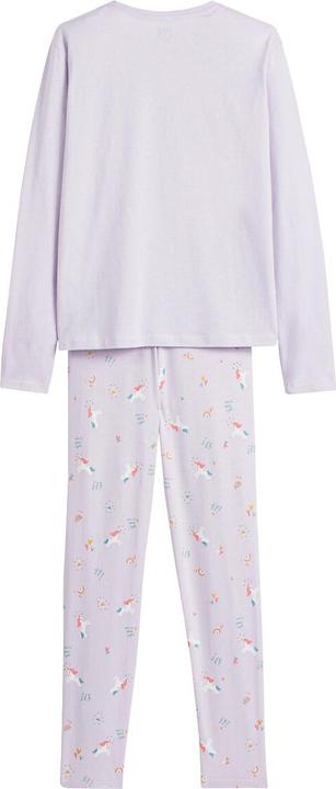 Produktbild La Redoute Collections Jersey-Schlafanzug mit Einhorn-Print (110)