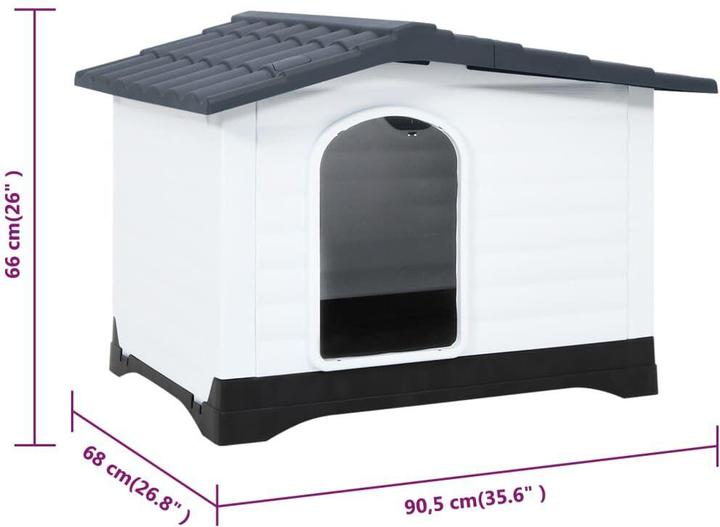 vidaXL Janosh (Hundehütte)